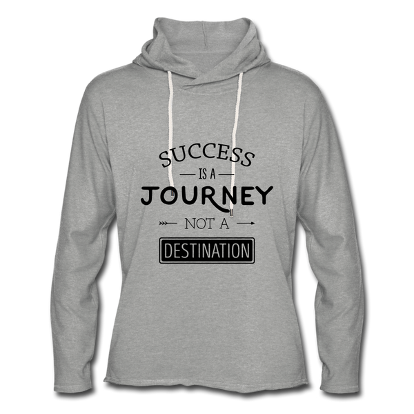 Unisex Lightweight Terry Hoodie - heather gray