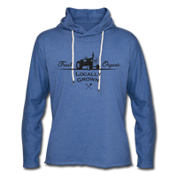 Unisex Lightweight Terry Hoodie - heather Blue