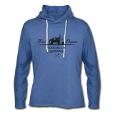 Unisex Lightweight Terry Hoodie - heather Blue