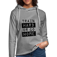 Unisex Lightweight Terry Hoodie - heather gray