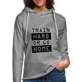 Unisex Lightweight Terry Hoodie - heather gray