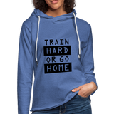 Unisex Lightweight Terry Hoodie - heather Blue