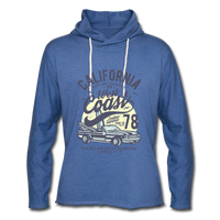 Unisex Lightweight Terry Hoodie - heather Blue