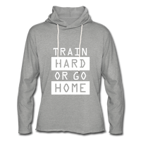 Unisex Lightweight Terry Hoodie - heather gray