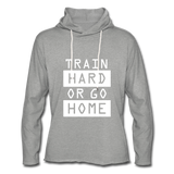 Unisex Lightweight Terry Hoodie - heather gray