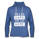 Unisex Lightweight Terry Hoodie - heather Blue