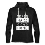 Unisex Lightweight Terry Hoodie - charcoal gray