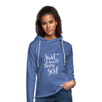 Unisex Lightweight Terry Hoodie - heather Blue