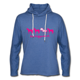 Unisex Lightweight Terry Hoodie - heather Blue