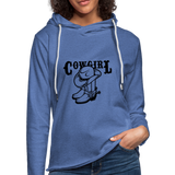 Unisex Lightweight Terry Hoodie - heather Blue