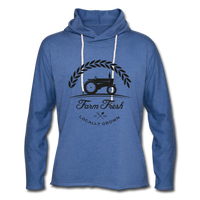 Unisex Lightweight Terry Hoodie - heather Blue