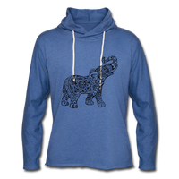 Unisex Lightweight Terry Hoodie - heather Blue