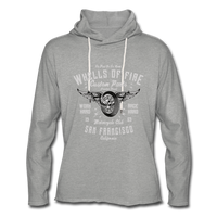 Unisex Lightweight Terry Hoodie - heather gray