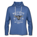 Unisex Lightweight Terry Hoodie - heather Blue