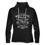 Unisex Lightweight Terry Hoodie - charcoal gray