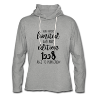 Unisex Lightweight Terry Hoodie - heather gray