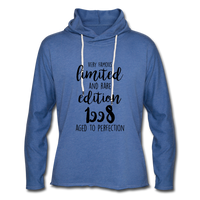 Unisex Lightweight Terry Hoodie - heather Blue