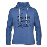 Unisex Lightweight Terry Hoodie - heather Blue