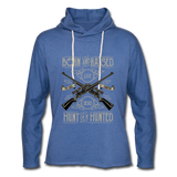 Unisex Lightweight Terry Hoodie - heather Blue