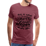 Men's Premium T-Shirt - heather burgundy