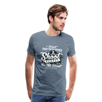 Men's Premium T-Shirt - steel blue