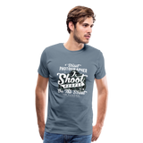 Men's Premium T-Shirt - steel blue