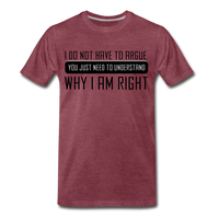 Men's Premium T-Shirt - heather burgundy