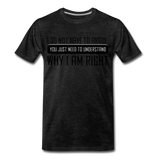 Men's Premium T-Shirt - charcoal gray