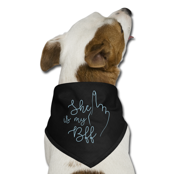 Dog Bandana - black