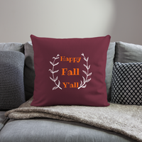 Happy Fall - burgundy