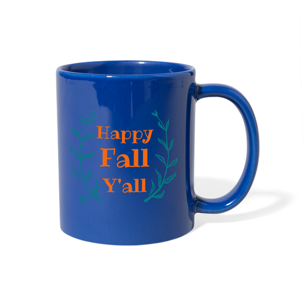 Fall Mug - royal blue